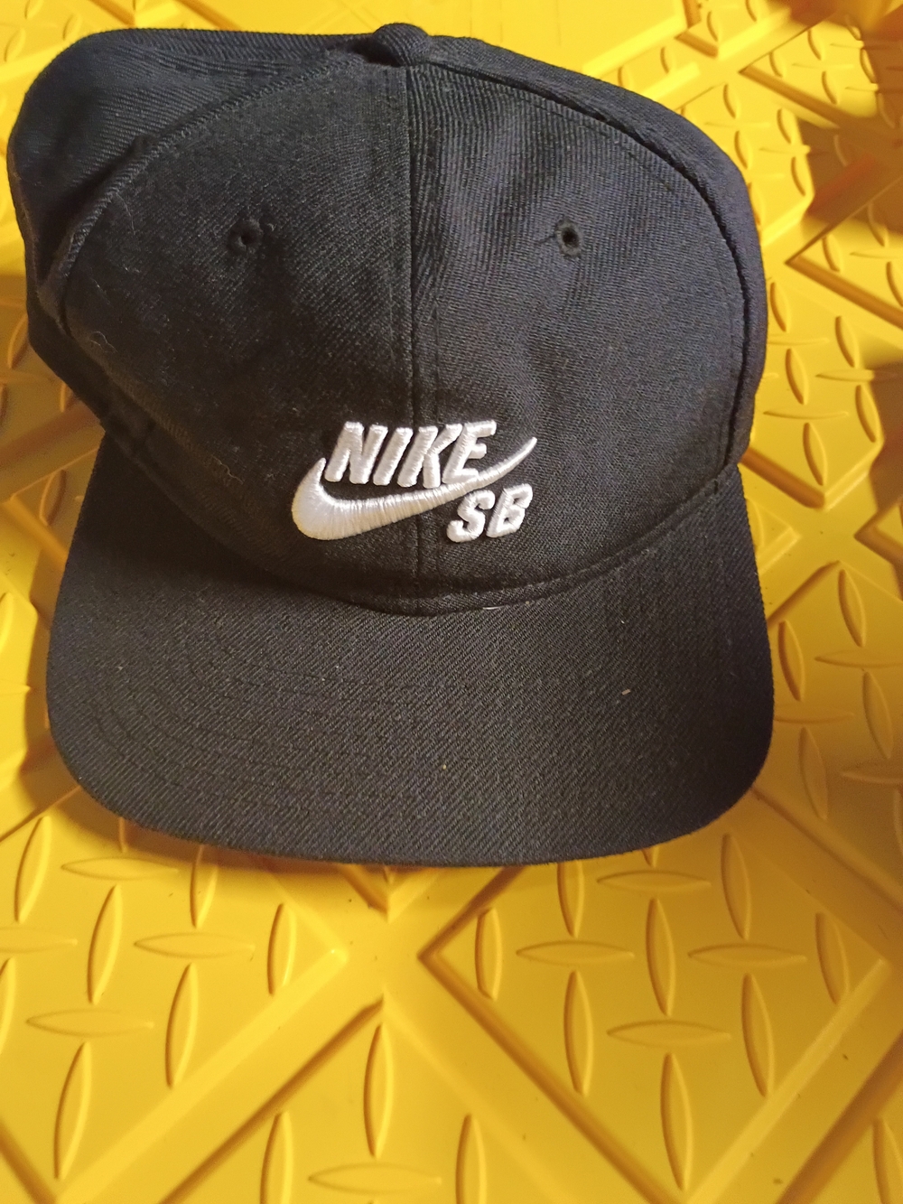 Nike SB Black Cap with White Logo